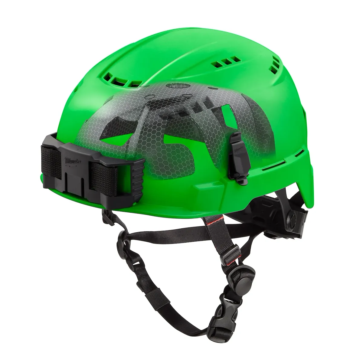 Class C BOLT™ Green Vented Safety Helmet w/ IMPACT ARMOR™ Liner