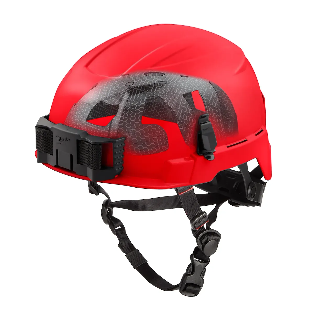 Class E BOLT™ Red Safety Helmet w/ IMPACT ARMOR™ Liner