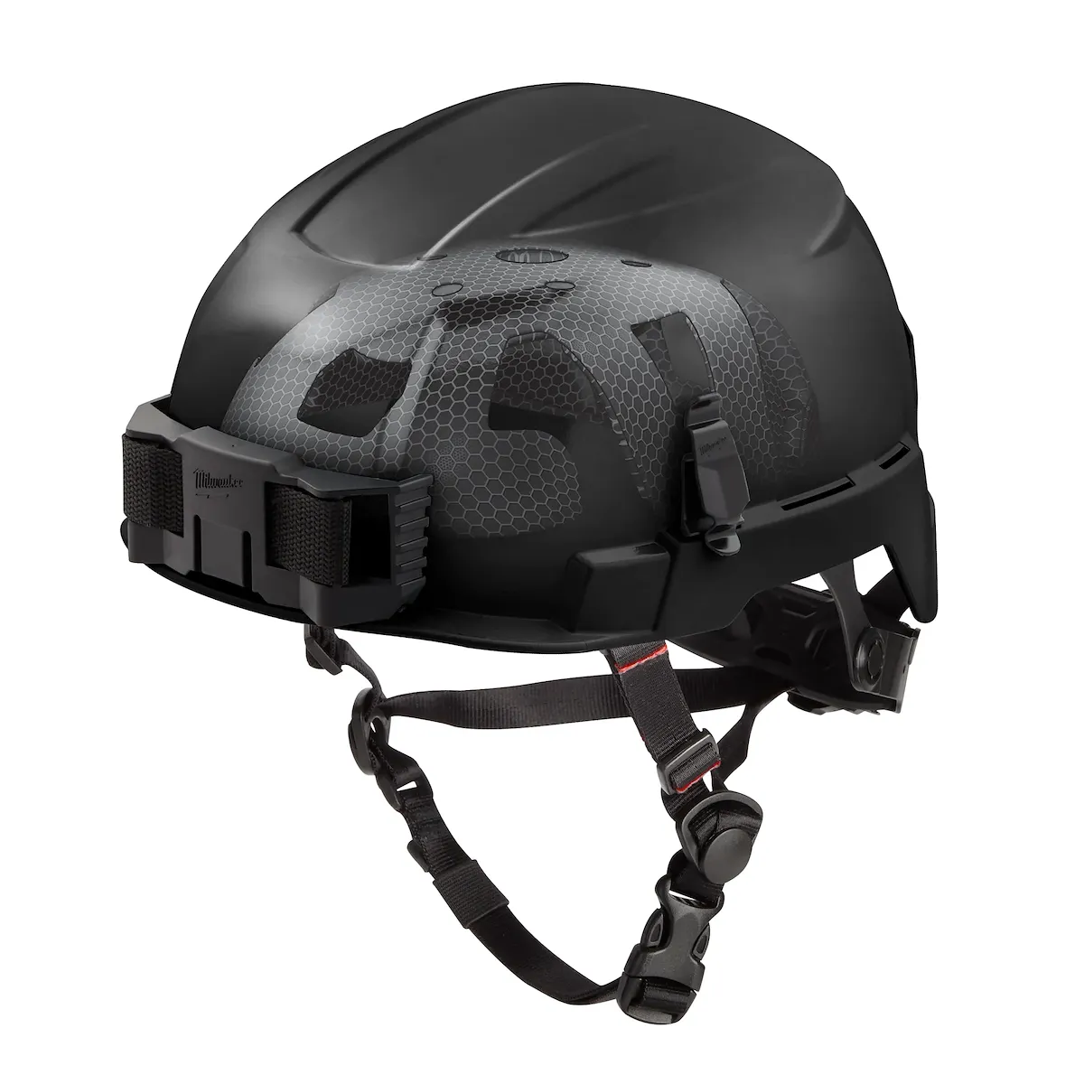 Class E BOLT™ Black Safety Helmet w/ IMPACT ARMOR™ Liner
