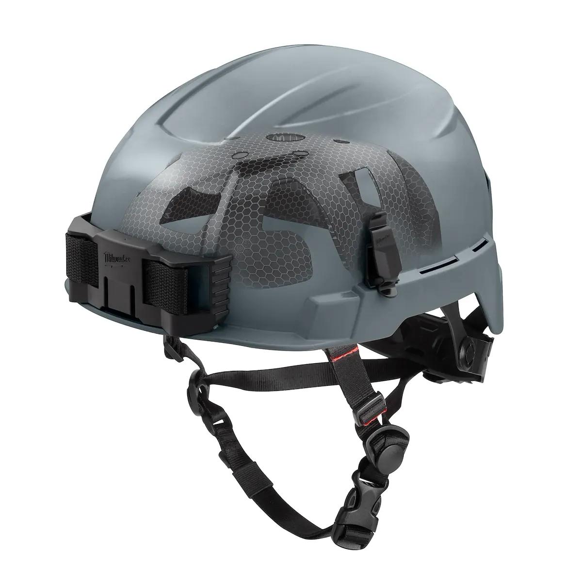 Class E BOLT™ Gray Safety Helmet w/ IMPACT ARMOR™ Liner