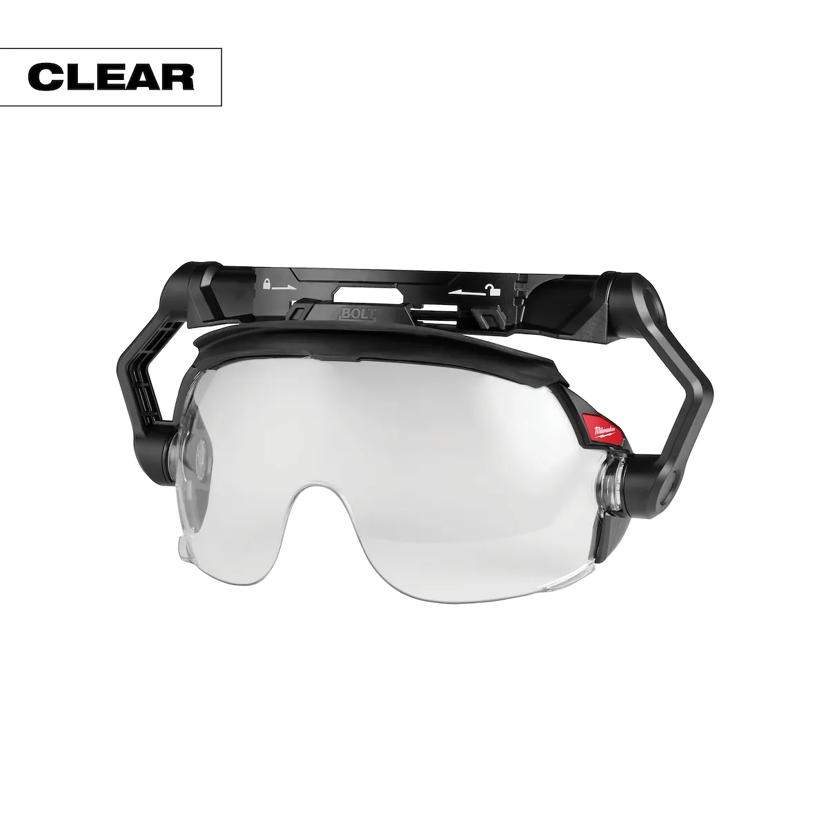 BOLT™ Gasketed Eye Visor - Clear Dual Coat Lens