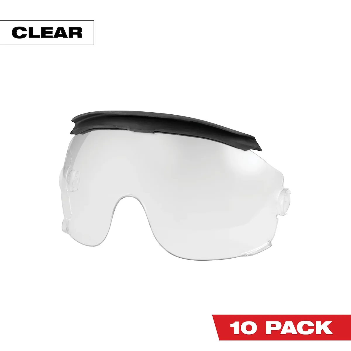 (10PK) Gasketed Clear Eye Visor Replacement Lenses