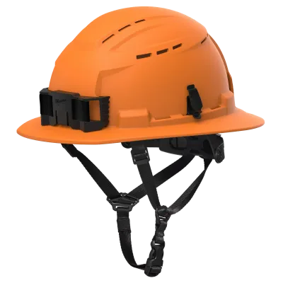 BOLT™ Orange Full Brim Vented Safety Helmet – Type 2, Class C