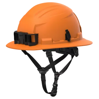 BOLT™ Orange Full Brim Non-Vented Safety Helmet – Type 2, Class E
