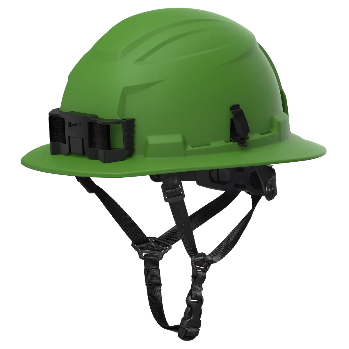 BOLT™ Green Full Brim Non-Vented Safety Helmet – Type 2, Class E