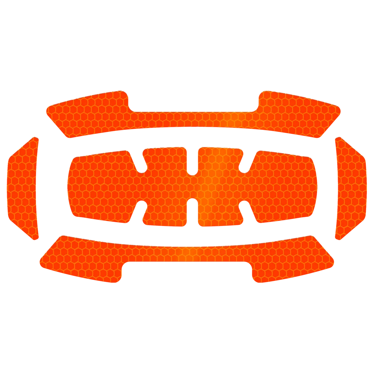 (5PC) BOLT™ Reflective Sticker Set (Orange)