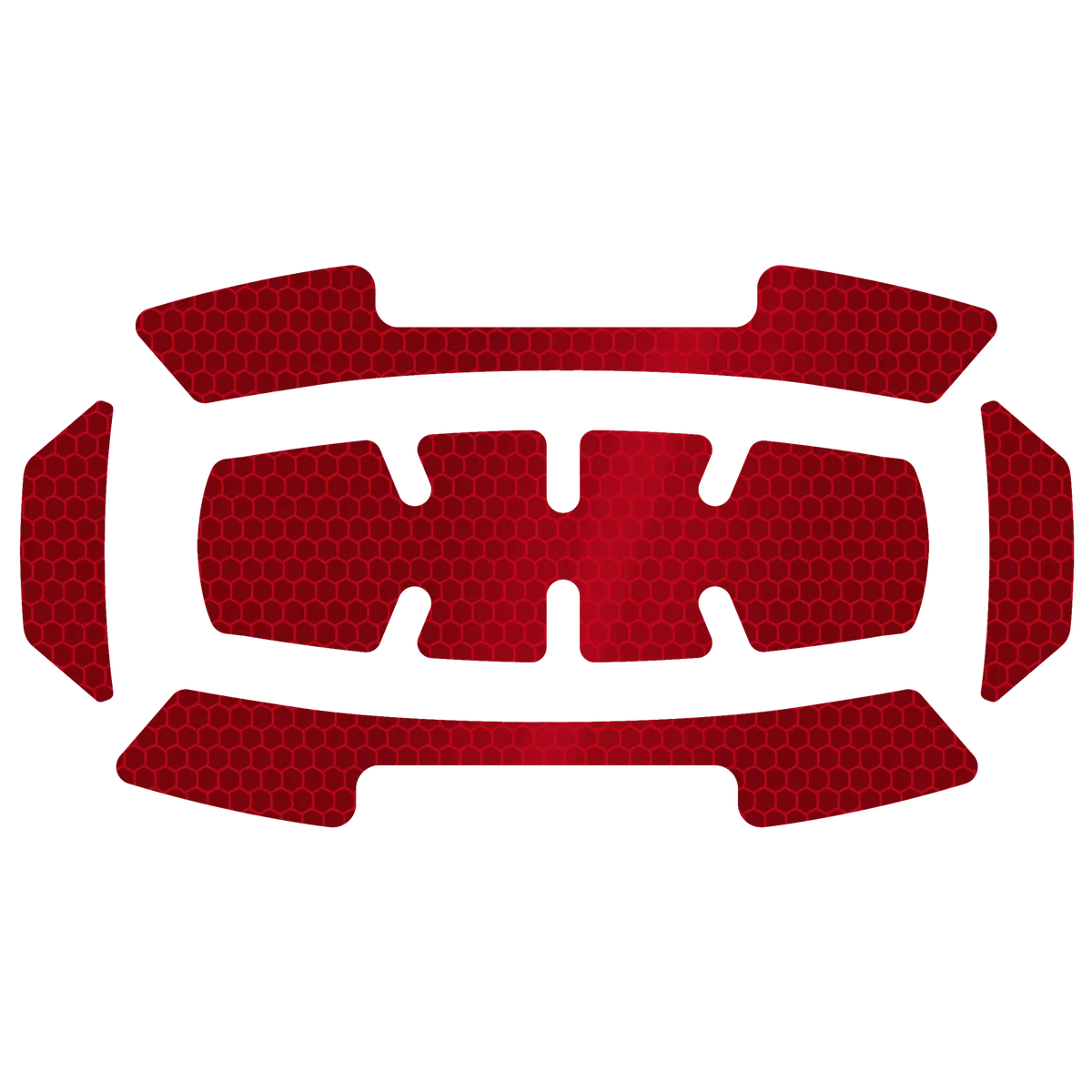 (5PC) BOLT™ Reflective Sticker Set (Red)