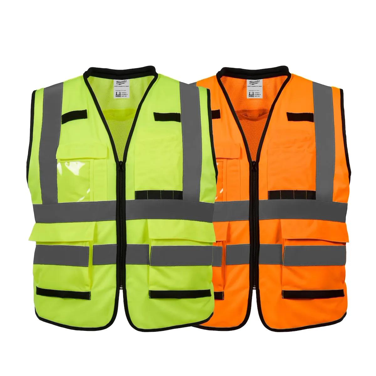 Milwaukee Tool (L/XL) Class 2 Yellow High Visibility Safety Vest 48-73-5042