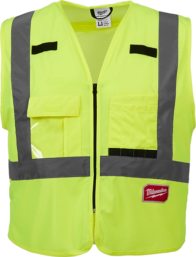 Milwaukee Tool High Visibility Safety Work Vests 48-73-5063