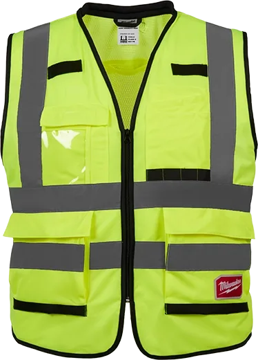 (S/M) Yellow High Visibility Safety Vest