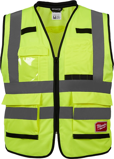 Milwaukee Tool Premium High Visibility Safety Work Vests 48-73-5084