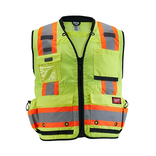 Milwaukee Tool Class 2 Surveyor's High Visibility Safety Vest 48-73-5162