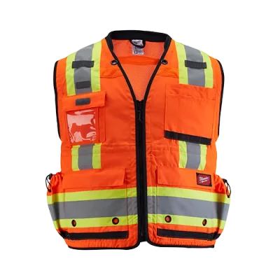 Milwaukee Tool Class 2 Surveyor's High Visibility Safety Vest 48-73-5165