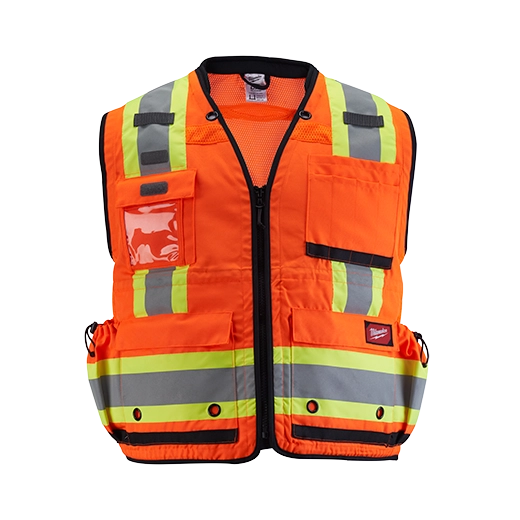 Milwaukee Tool Class 2 Surveyor's High Visibility Safety Vest 48-73-5167