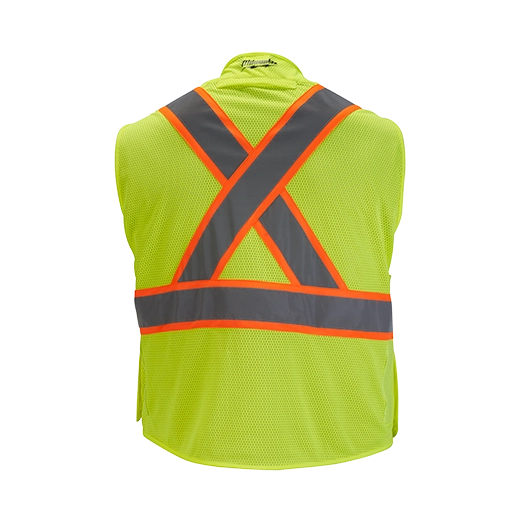 Milwaukee Tool Class 2 High Visibility Mesh Safety Vests 48-73-5171