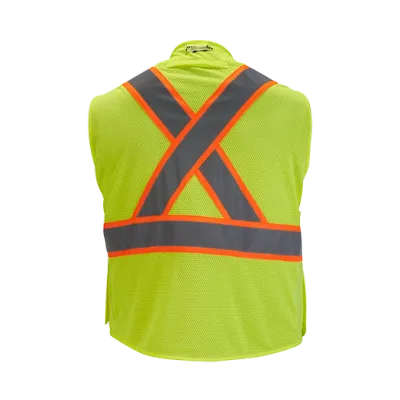 Milwaukee Tool Class 2 High Visibility Mesh Safety Vests 48-73-5171