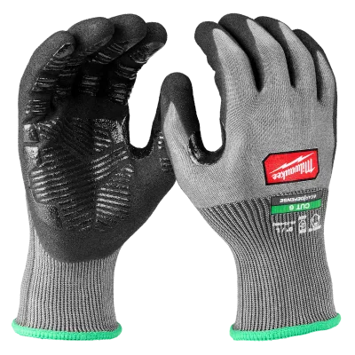 Milwaukee Tool Cut Level 6 High Dexterity Nitrile Dipped Gloves w/ WEAR-DEFENSE™ Protection 48-73-6961E