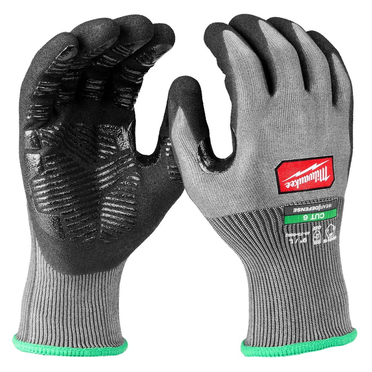 Milwaukee Tool Cut Level 6 High Dexterity Nitrile Dipped Gloves w/ WEAR-DEFENSE™ Protection 48-73-6962E