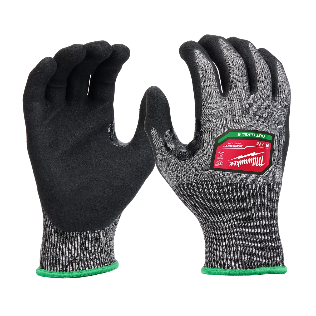 (6) Cut Level 6 High-Dexterity Nitrile Dipped Gloves (M)
