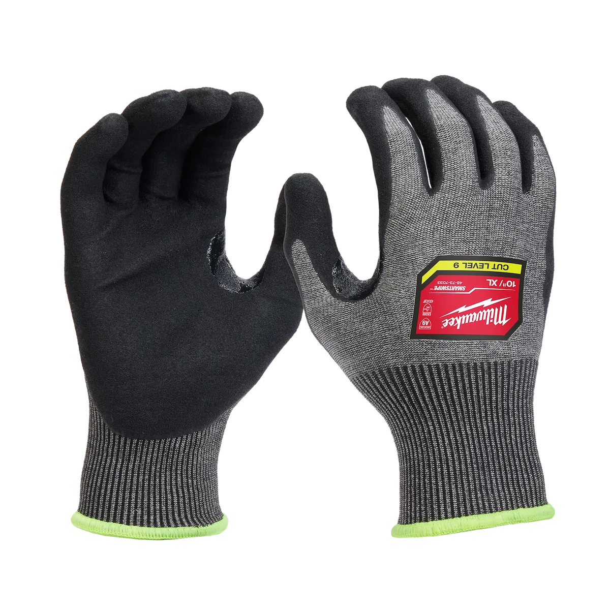 (6) Cut Level 9 High-Dexterity Nitrile Dipped Gloves (XL)