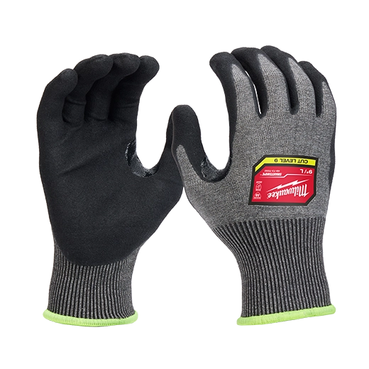 (12) Cut Level 9 High-Dexterity Nitrile Dipped Gloves (XXL)