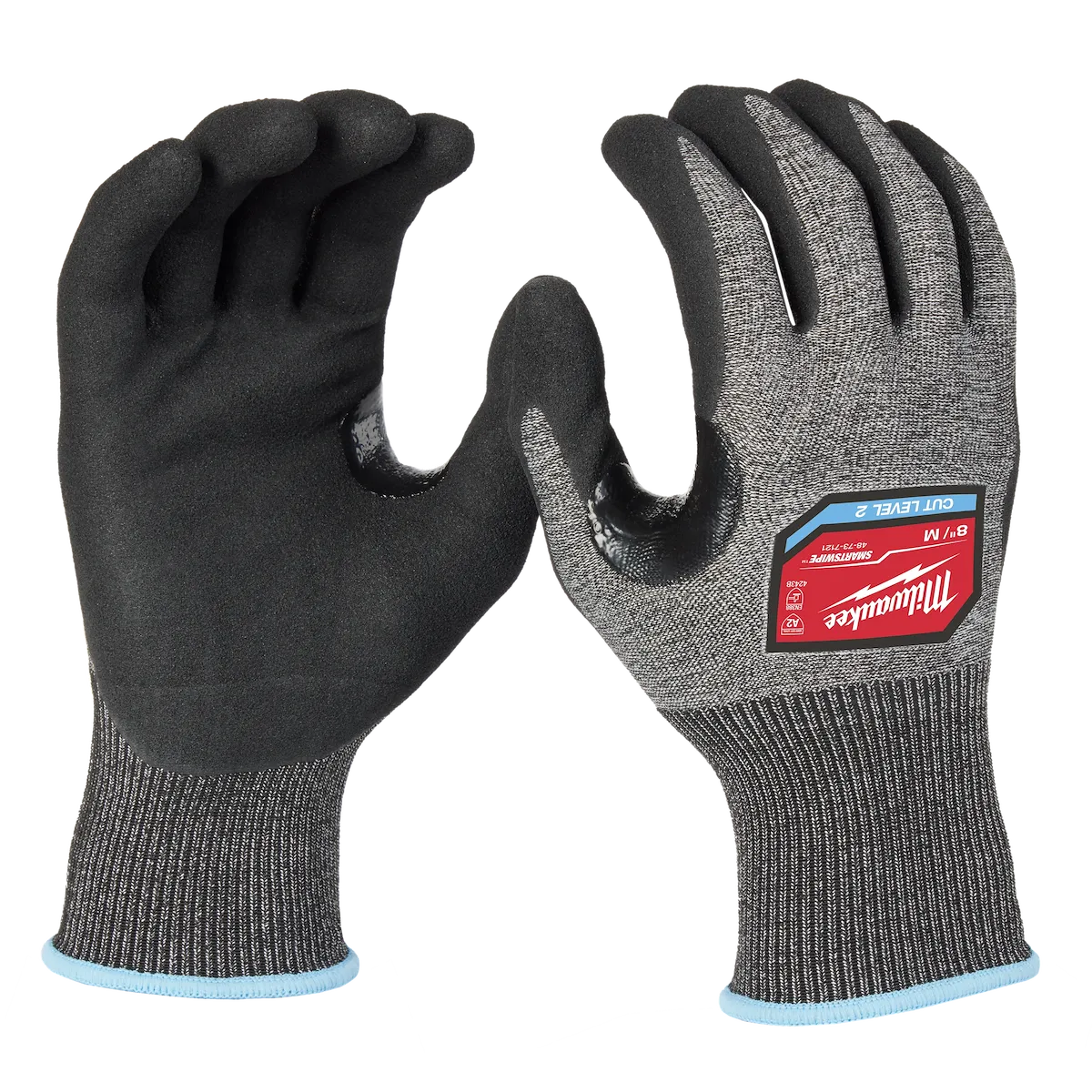 Milwaukee Tool Cut Level 2 High-Dexterity Nitrile Dipped Gloves (M) 48-73-7121
