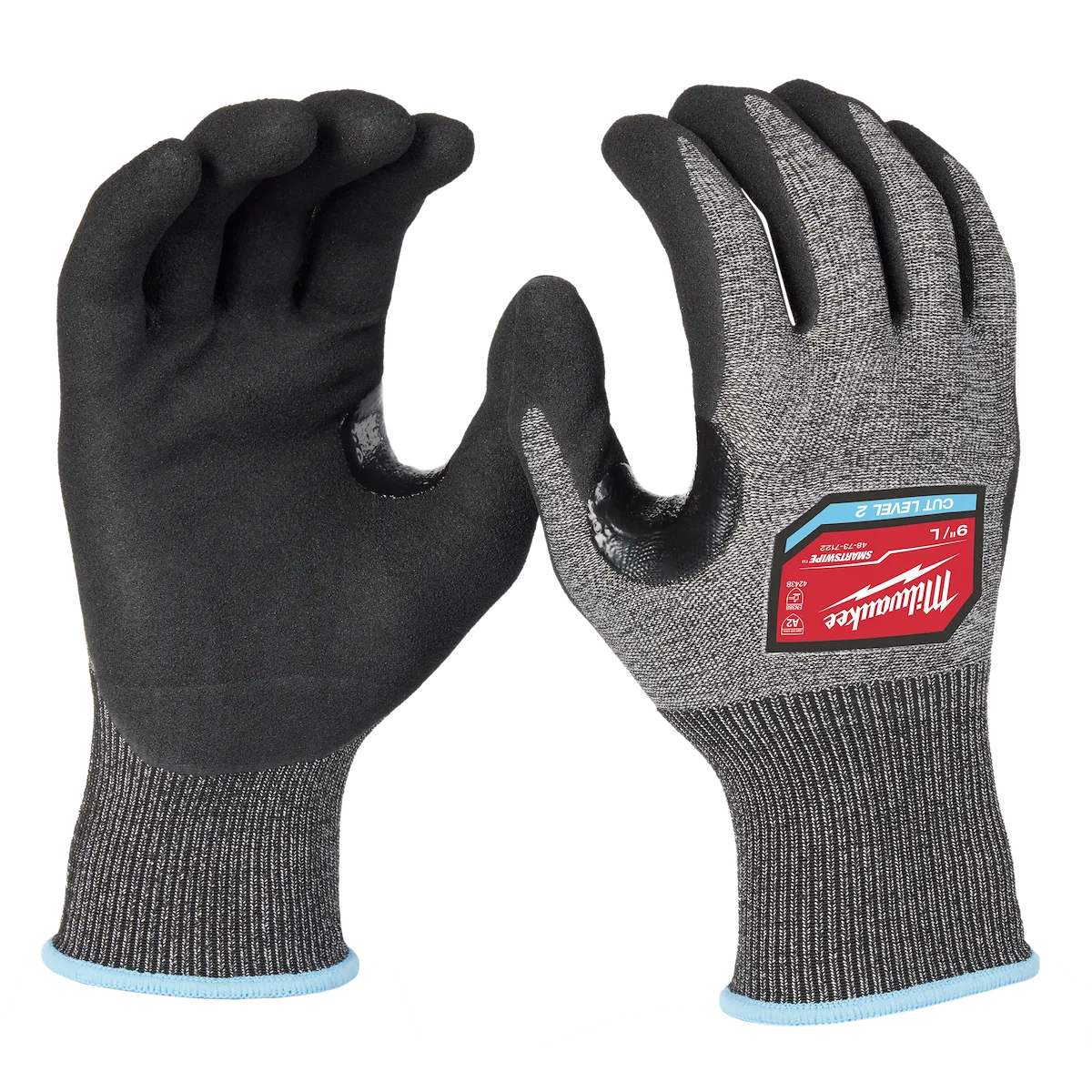 Milwaukee Tool Cut Level 2 High-Dexterity Nitrile Dipped Gloves (L) 48-73-7122