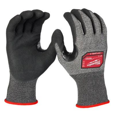 Milwaukee Tool Cut Level 5 High-Dexterity Nitrile Dipped Gloves (L) 48-73-7152