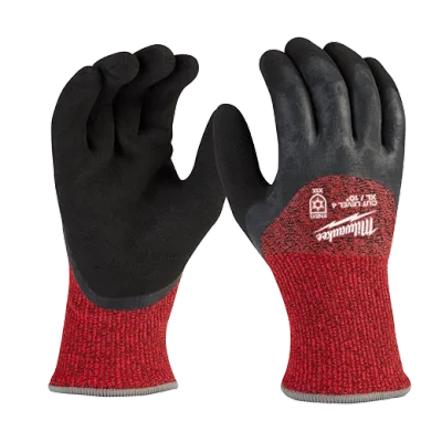 Milwaukee Tool Cut Level 4 Winter Dipped Gloves 48-73-7943