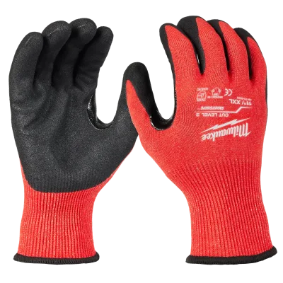 Milwaukee Tool Cut 3 Nitrile Gloves (XXL) 48-73-8634