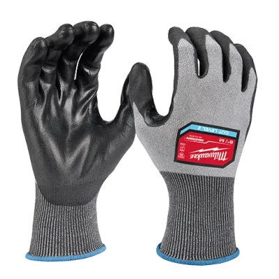 Milwaukee Tool Cut Level 2 High Dexterity Polyurethane Dipped Gloves 48-73-8720B