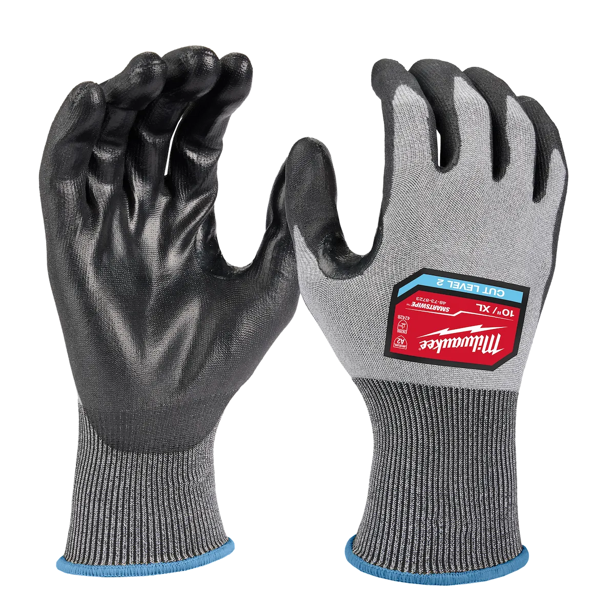 Milwaukee Tool Cut Level 2 High Dexterity Polyurethane Dipped Gloves 48-73-8723