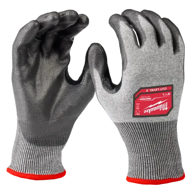 Milwaukee Tool Cut Level 5 High Dexterity Polyurethane Dipped Gloves (L) 48-73-8752