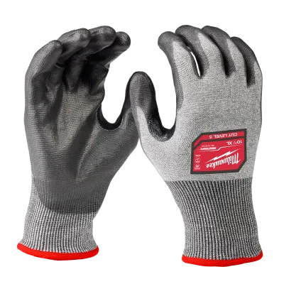 Milwaukee Tool Cut Level 5 High Dexterity Polyurethane Dipped Gloves (XL) 48-73-8753E