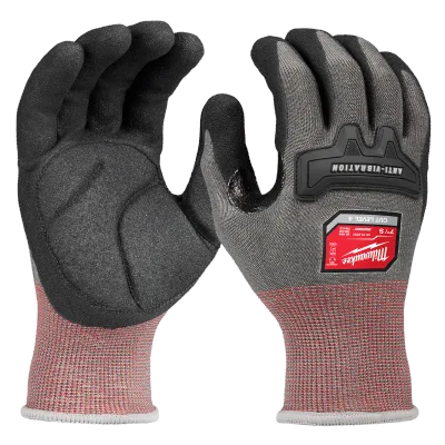 (S) Anti-Vibration Cut Level 4 High Dexterity Nitrile Dipped Glove