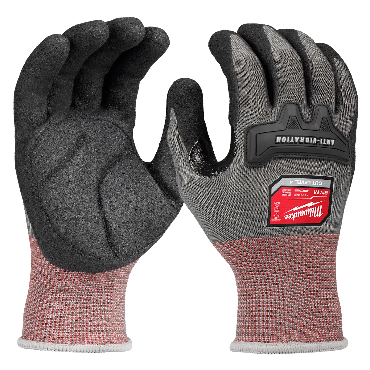 (M) Anti-Vibration Cut Level 4 High Dexterity Nitrile Dipped Glove