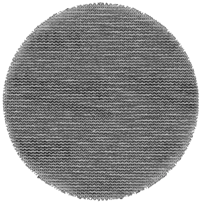 (12 pk + Pad Saver) 3” 400 Grit Mesh Sanding Discs with POWERGRID™ Tear Resistant Mesh