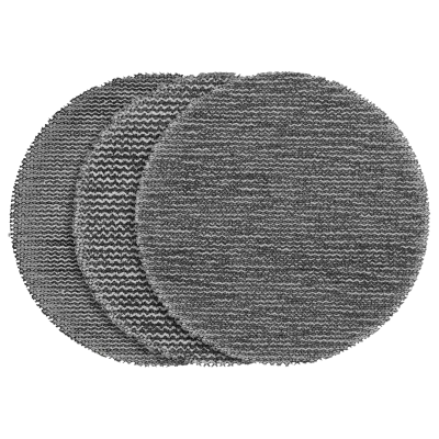 (36 pk + 3 Pad Savers) 3” Assorted 80, 120, 180 Grit Mesh Sanding Discs with POWERGRID™ Tear Resistant Mesh