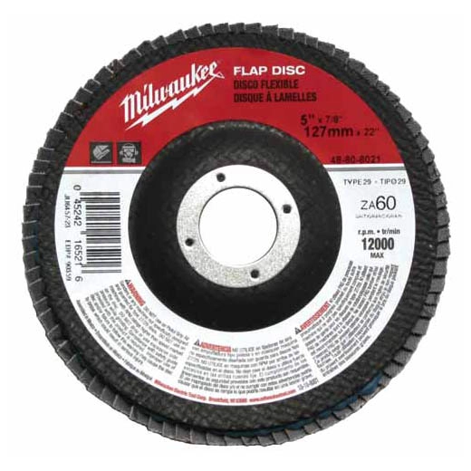 5" x 7/8" Flap Disc 36 Grit (Type 29)