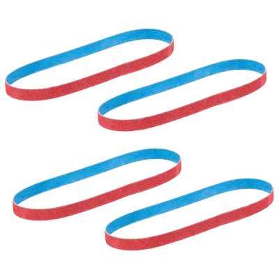 (4PK) 1/2” x 18” 40/60/80/120 Grit Bandfile Belts