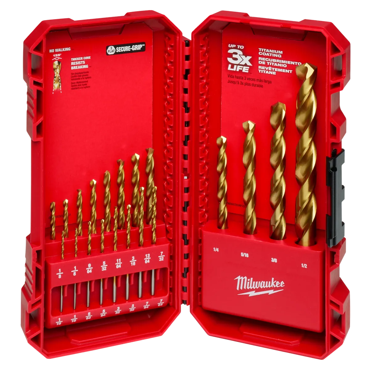 THUNDERBOLT® Titanium Drill Bit Set - 20PC