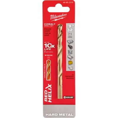 Milwaukee Tool Red Helix Cobalt Drill Bits 48-89-2315