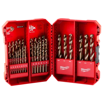 RED HELIX™ Cobalt Drill Bit Set - 29PC