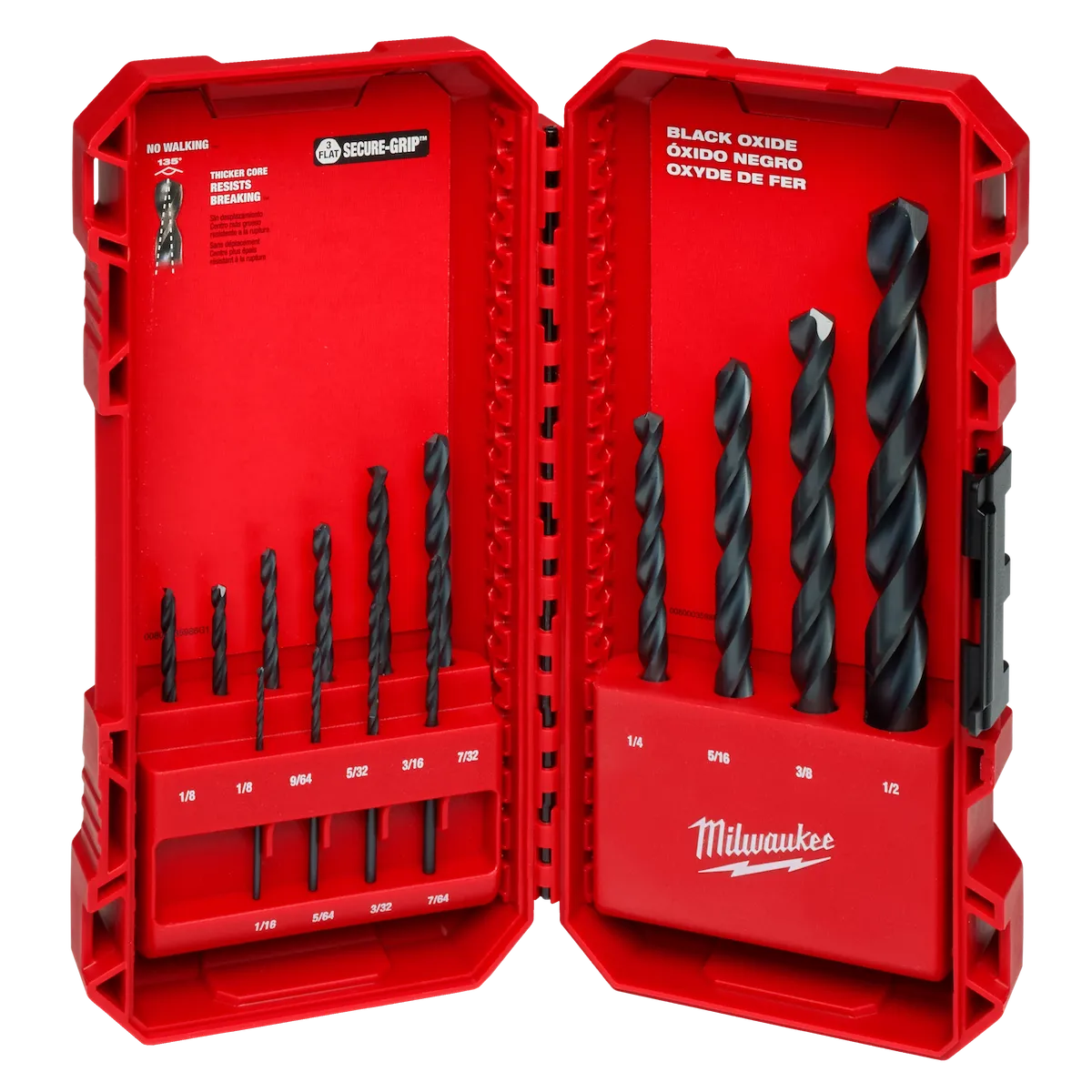 THUNDERBOLT® Black Oxide Drill Bit Set – 14PC
