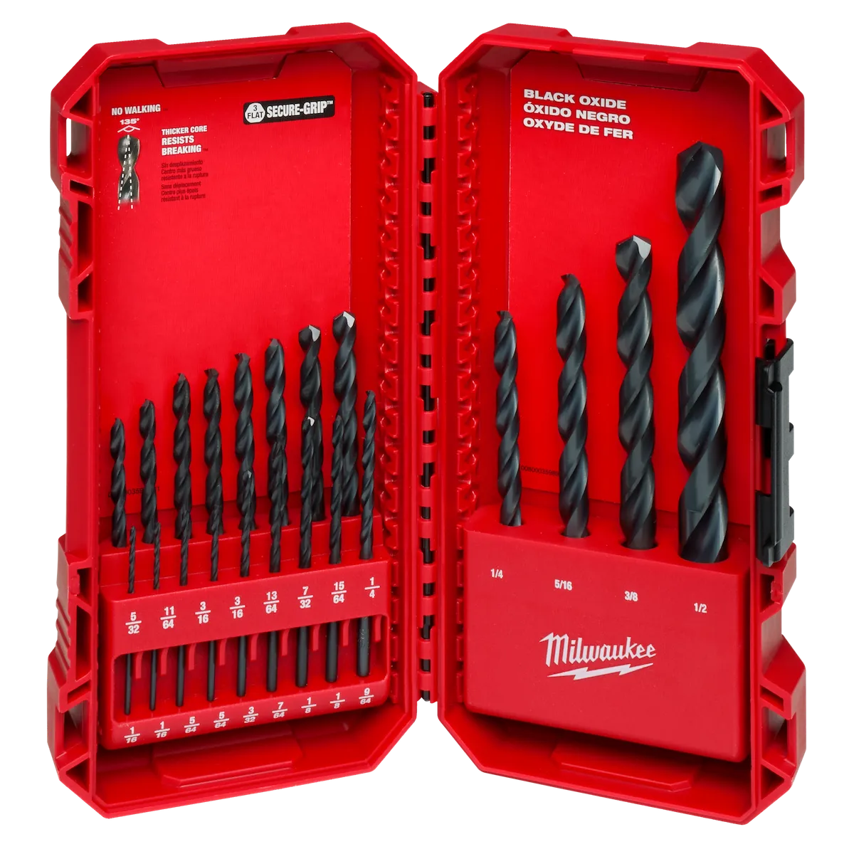 THUNDERBOLT® Black Oxide Drill Bit Set - 21PC