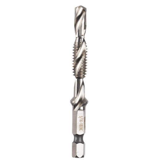 SHOCKWAVE™ Impact Rated 5/16"-18" Steel Drill Tap Bit