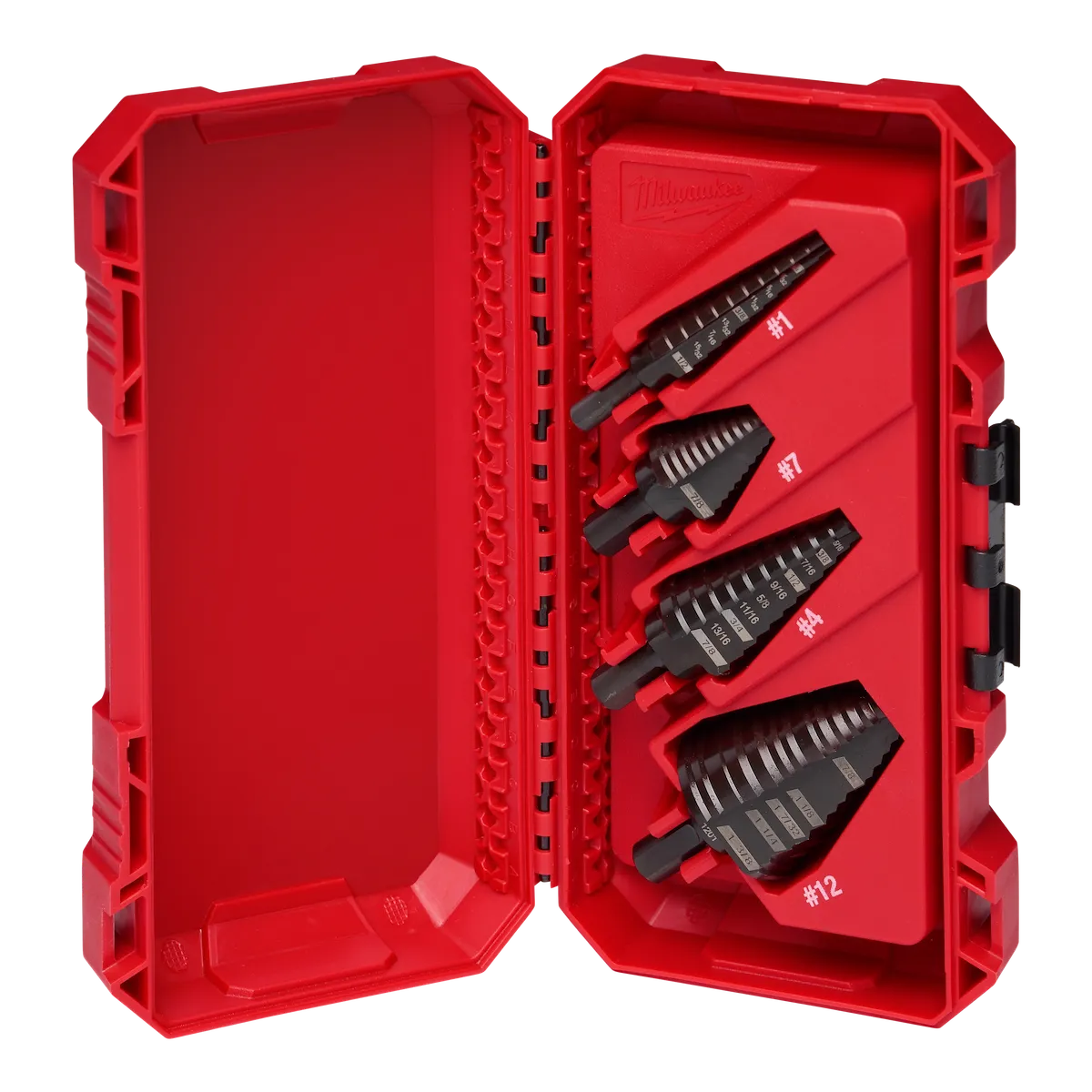 4PC Step Drill Bit Set