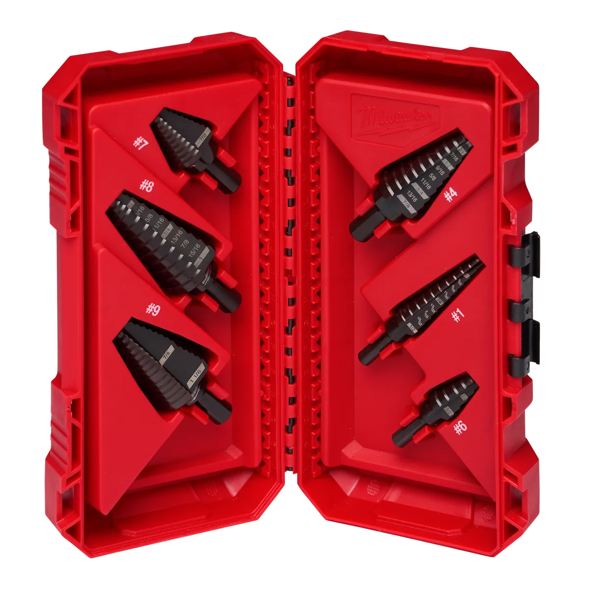 6PC Step Drill Bit Set