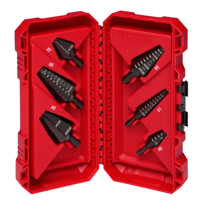 6PC Step Drill Bit Set