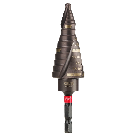SHOCKWAVE Impact Duty #8 1/2 - 1" Step Bit